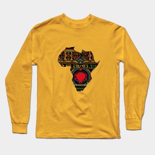 Africa in my heart Long Sleeve T-Shirt